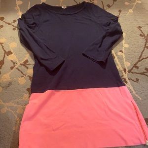 J Crew long sleeve colorblock dress!